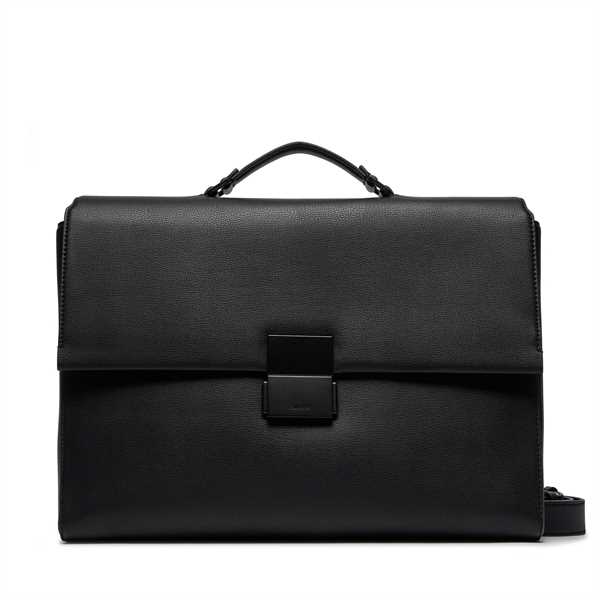 Taška na laptop Calvin Klein Iconic Plaque Laptop Bag K50K511651 Čierna