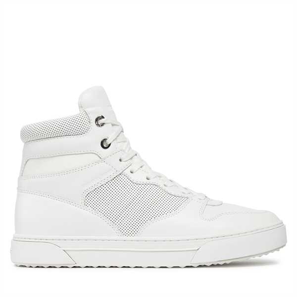 Sneakersy MICHAEL Michael Kors Barett High Top 42F3BRFE5L Biela