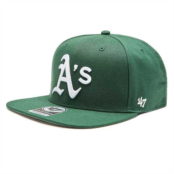 Šiltovka 47 Brand MLB Oakland Athletics Sure Shot '47 CAPTAIN B-SRS18WBP-DGB Zelená