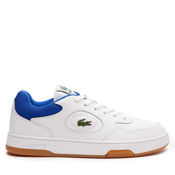 Sneakersy Lacoste Lineset Contrasted Collar 747SMA0060 Biela