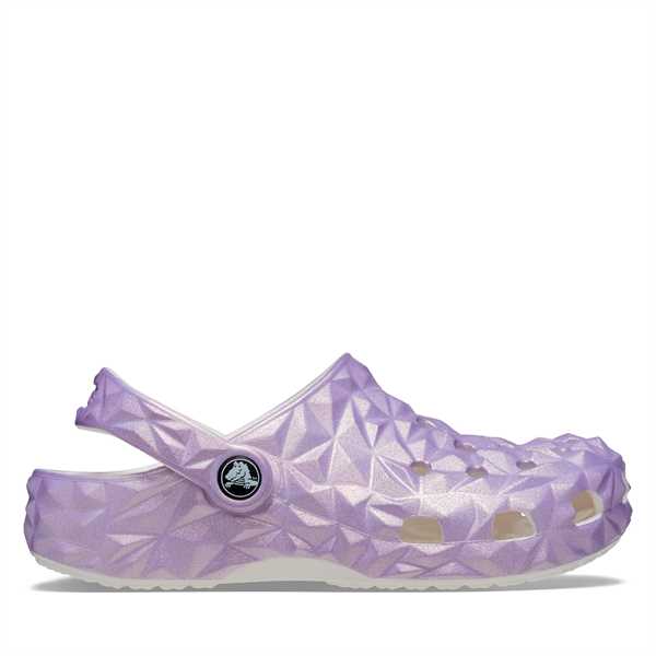 Šľapky Crocs Classic Iridescent Geo Clog Kids 209693 Biela