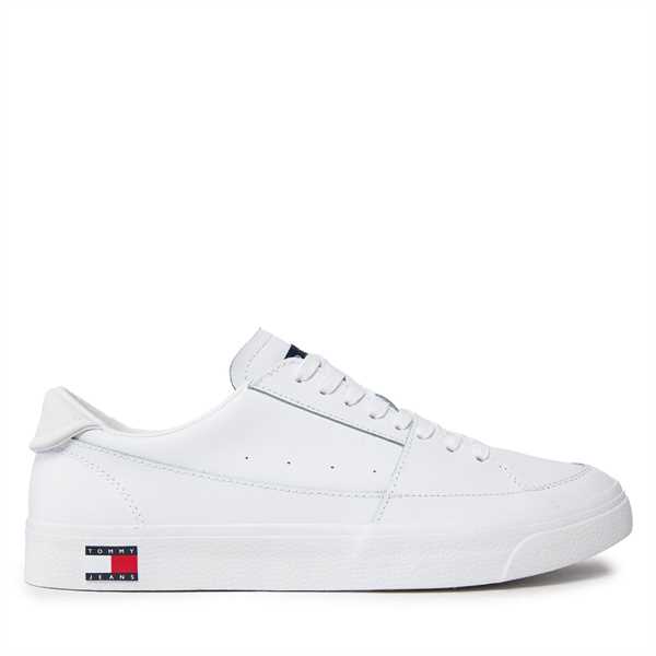 Sneakersy Tommy Jeans Th Central Cc And Coin EM0EM01398 Biela