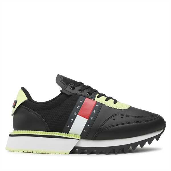 Sneakersy Tommy Jeans Cleated EM0EM01168 Čierna