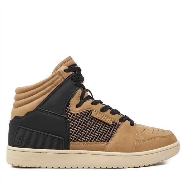 Sneakersy Guess Sava Mid FMTSAM FAB12 Hnedá