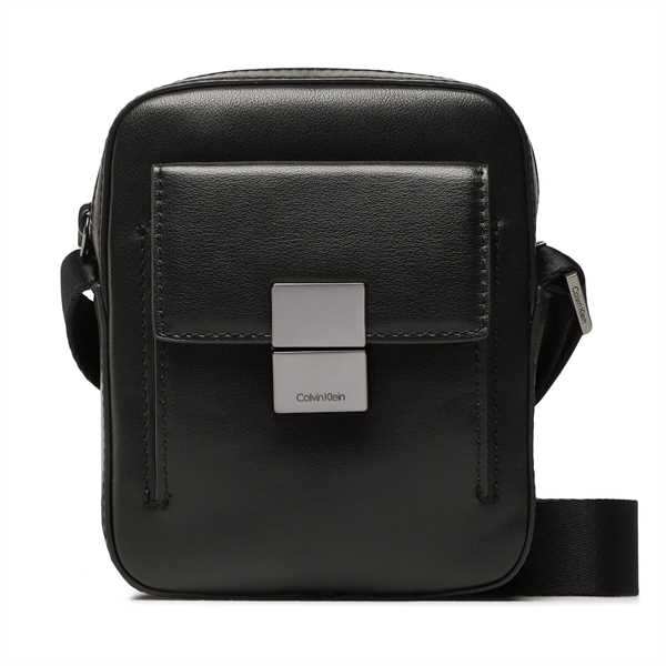 Ľadvinka Calvin Klein Iconic Hardware Cube Reporter S K50K510246 Čierna