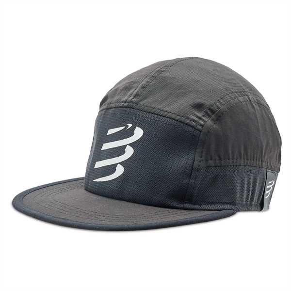 Šiltovka Compressport 5 Panel Light Cap CU00097B Čierna