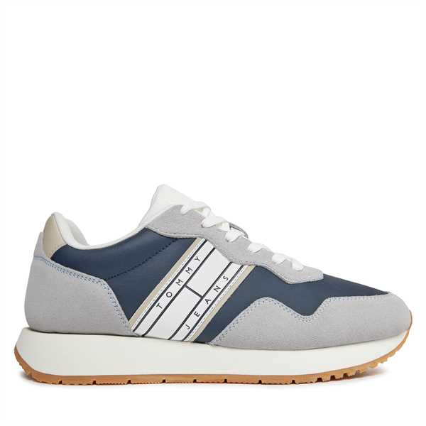 Sneakersy Tommy Jeans Tjm Modern Runner EM0EM01316 Sivá