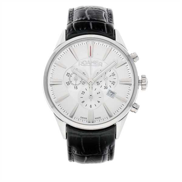 Hodinky Roamer Superior Chrono 508837 41 15 05 Čierna