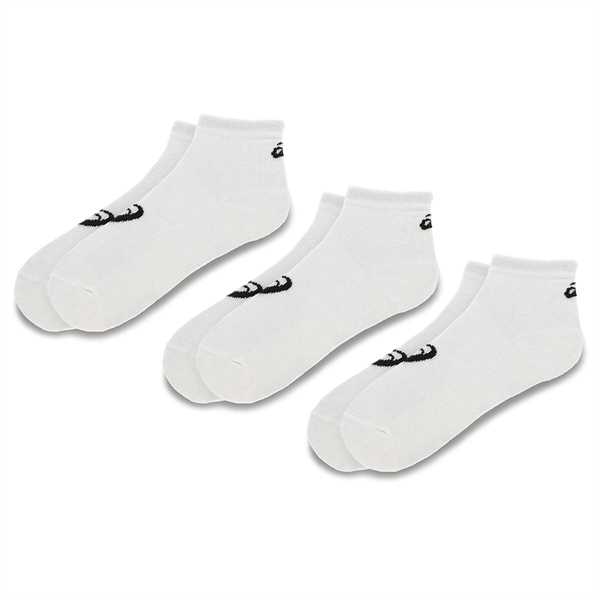 Súprava 3 párov kotníkových ponožiek unisex Asics 3PPK Quarter Sock 155205 Biela