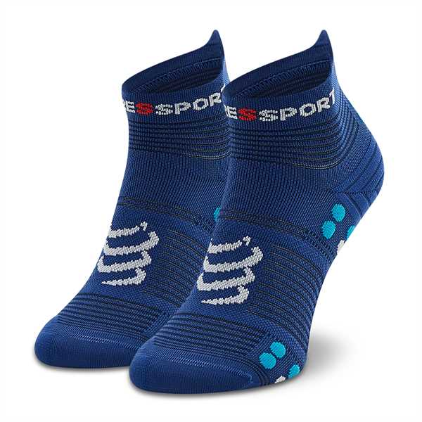 Ponožky Vysoké Unisex Compressport Pro Racing Socks V4.0 Run Low XU00047B_533 Tmavomodrá