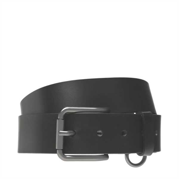 Pánsky opasok Calvin Klein Jeans Round Classic Belt 40mm K50K510157 Čierna