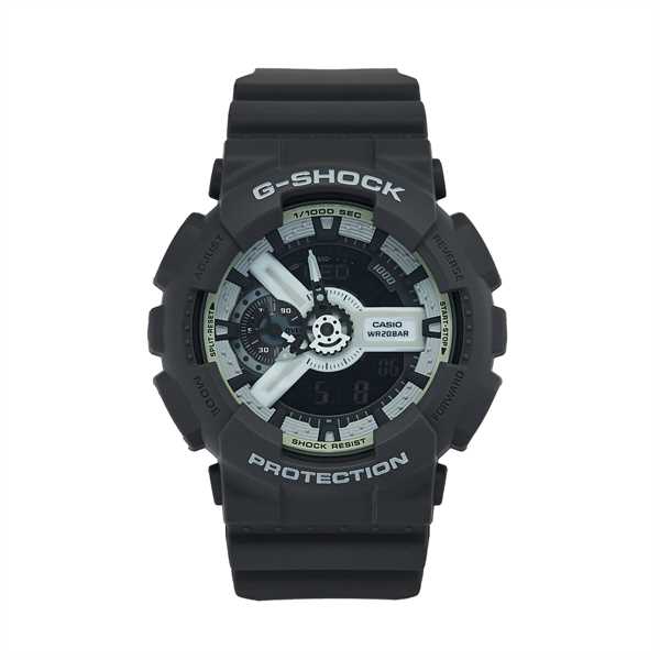 Hodinky G-Shock Hidden Glow GA-110HD-8AER Sivá