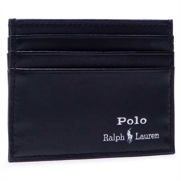 Puzdro na kreditné karty Polo Ralph Lauren Mpolo Co D2 405803867002 Čierna