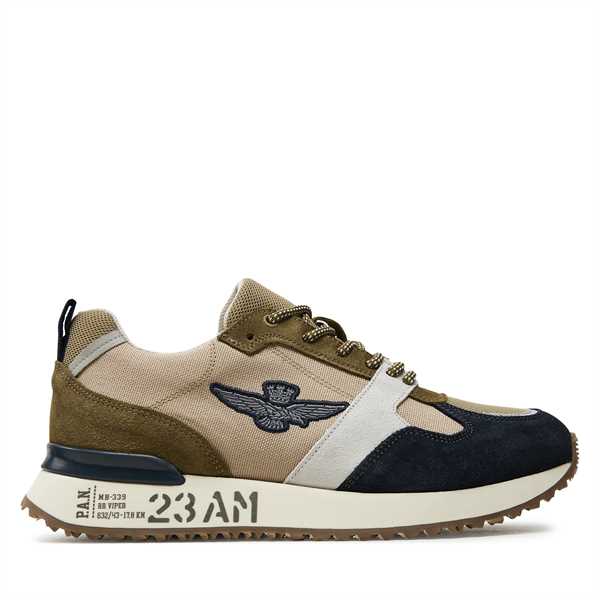 Sneakersy Aeronautica Militare 241SC265CT3298 Kaki