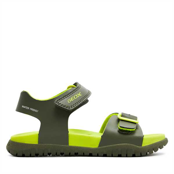 Sandále Geox J Sandal Fusbetto Bo J35HMA 000BC C0914 S Kaki