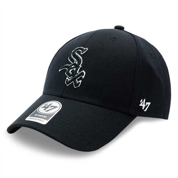 Šiltovka 47 Brand MLB Chicago White Sox '47 MVP SNAPBACK B-MVPSP06WBP-BK Čierna