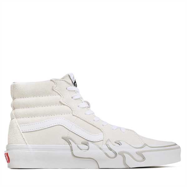 Sneakersy Vans Sk8-Hi Flame VN0005UJWWW1 Écru