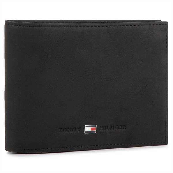 Veľká pánska peňaženka Tommy Hilfiger Johnson Cc Flap And Coin Pocket AM0AM00660/82566 Čierna