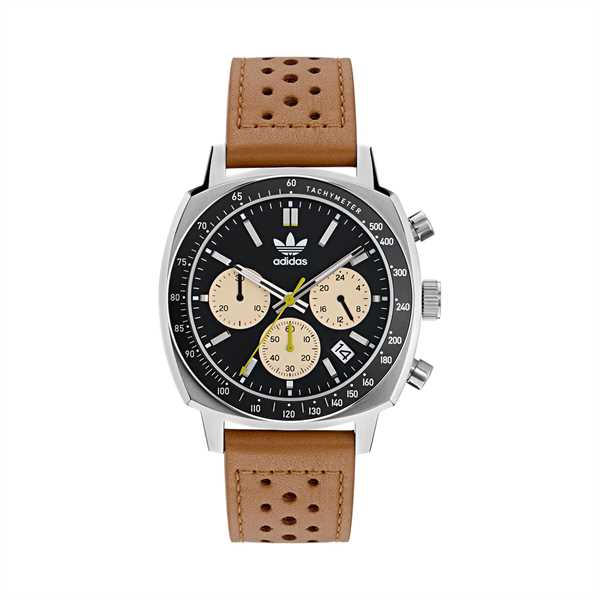 Hodinky adidas Originals Master Originals One Chrono AOFH23576 Hnedá