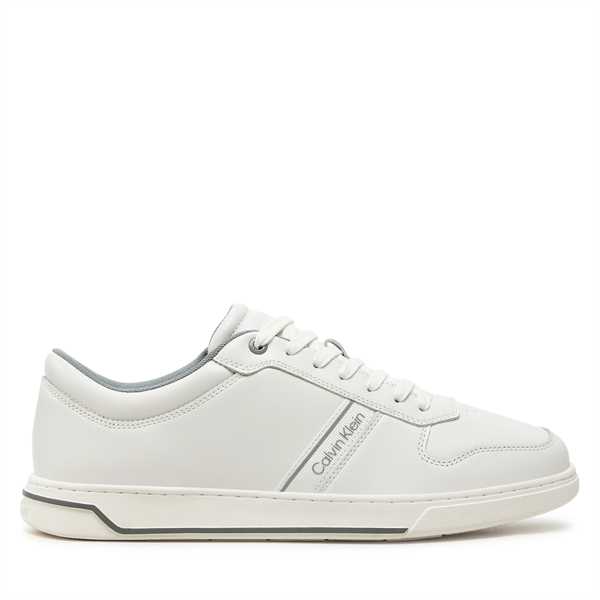 Sneakersy Calvin Klein Low Top Lace Up Logo HM0HM01491 Biela