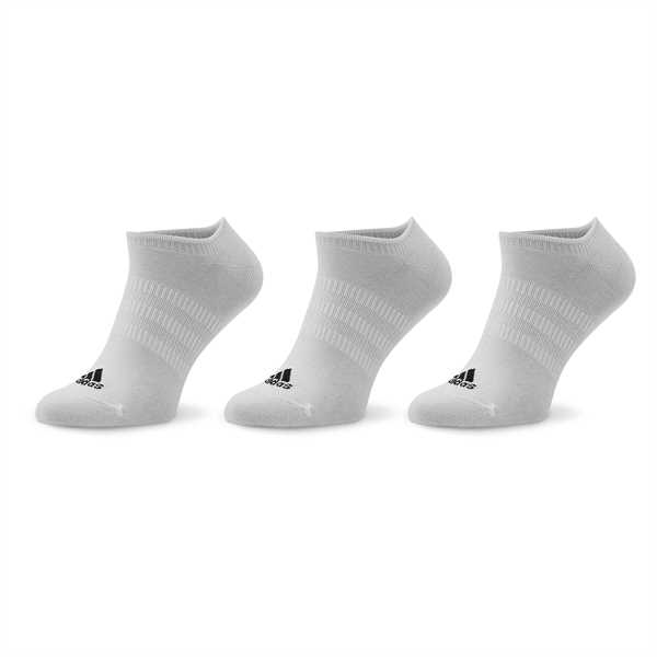 Ponožky Krátke Unisex adidas Thin and Light No-Show Socks 3 Pairs HT3463 Biela