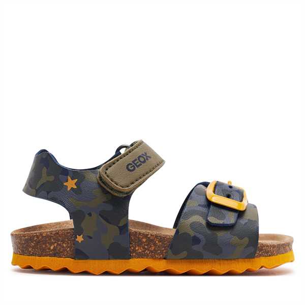 Sandále Geox B Sandal Chalki Boy B922QA 00454 C3375 M Zelená