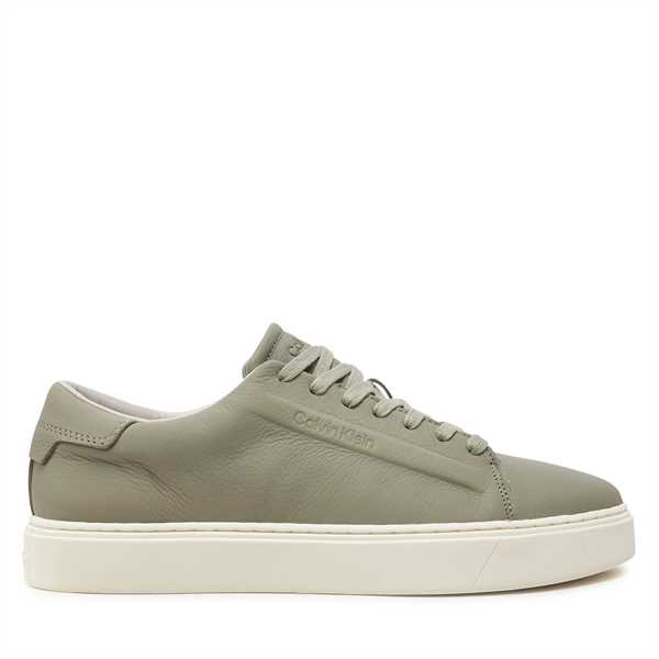 Sneakersy Calvin Klein Low Top Lace Up Lth HM0HM01516 Sivá