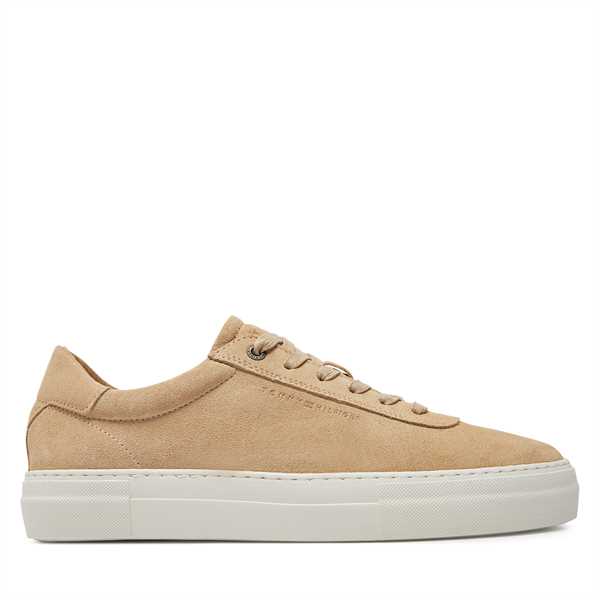 Sneakersy Tommy Hilfiger Modern Premium Suede Cupsole FM0FM04745 Béžová