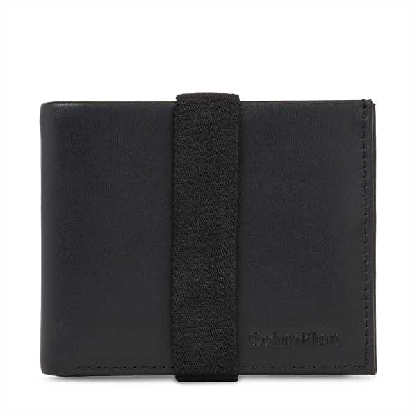 Pánska peňaženka Calvin Klein Ck Spw Tech Bifold 6Cc W/Bill K50K510910 Čierna