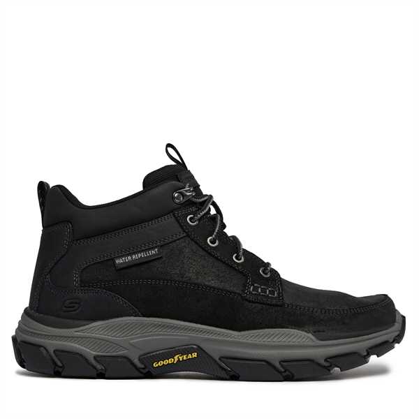 Šnurovacia obuv Skechers Respected Boswell 204454/BLK Čierna