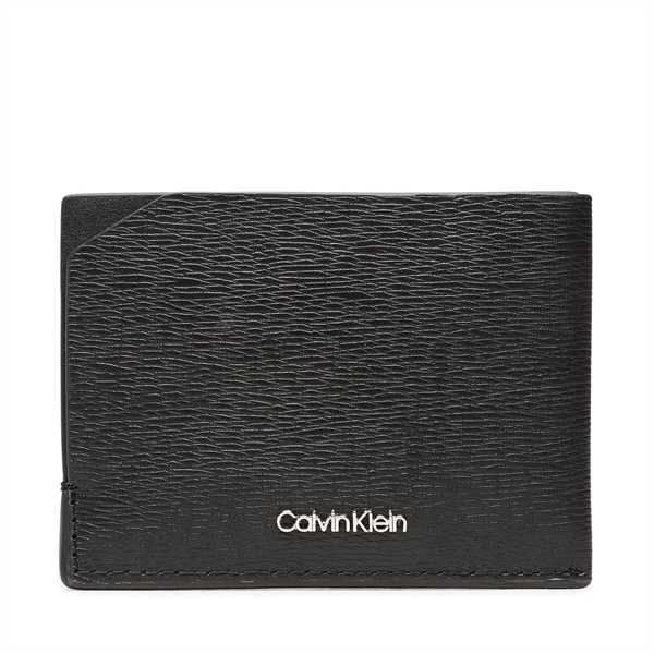 Puzdro na kreditné karty Calvin Klein Ck Median Discrete Ccholder 4Cc K50K510002 Čierna