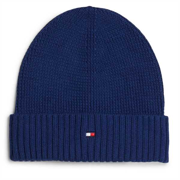 Čiapka Tommy Hilfiger Small Flag AU0AU01526 Modrá