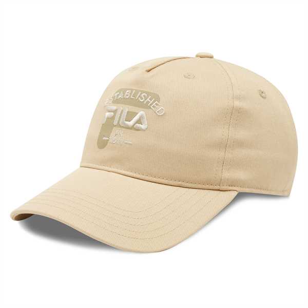 Šiltovka Fila Barnaul 5 Panel Cap With Elevated Basic Logo FCU0086 Béžová