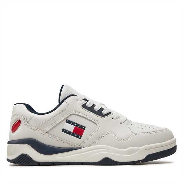 Sneakersy Tommy Jeans Tjm Logo Execution Basket EM0EM01379 Tmavomodrá