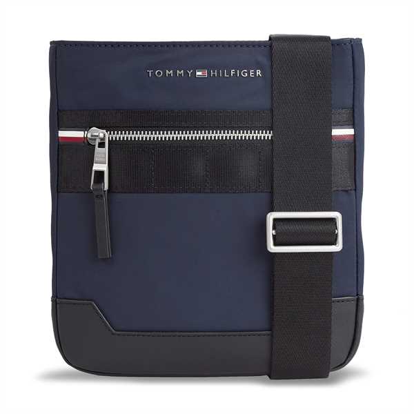 Ľadvinka Tommy Hilfiger Th Elevated Nylon Mini Crossover AM0AM11570 Tmavomodrá