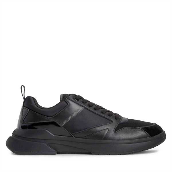 Sneakersy Calvin Klein Low Top Lace Up Mix HM0HM01044 Čierna