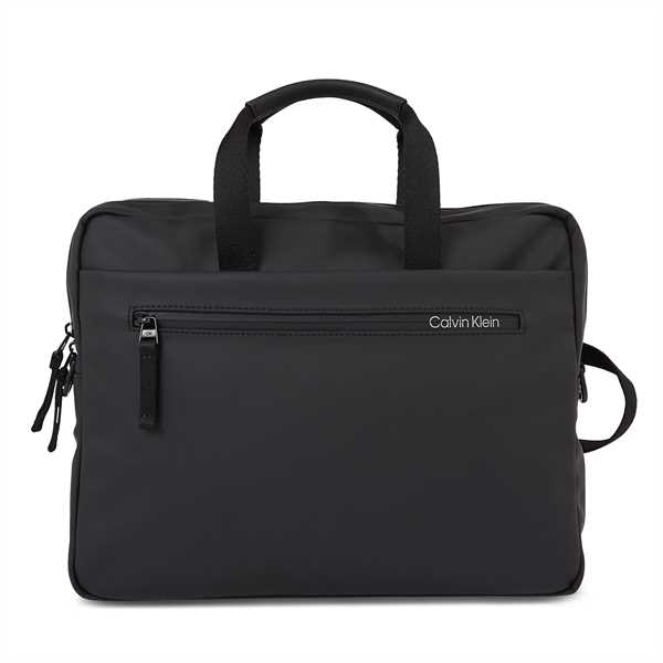 Taška na laptop Calvin Klein Rubberized Slim Conv Laptop Bag K50K510796 Čierna