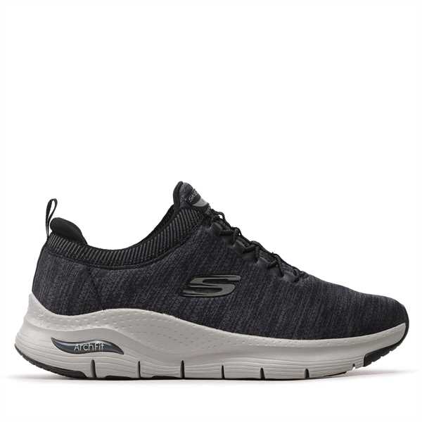 Sneakersy Skechers Waveport 232301/BKGY Sivá