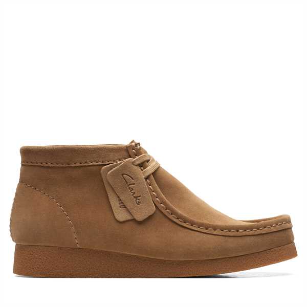 Šnurovacia obuv Clarks Wallabee Evo Boot 26172824 Hnedá