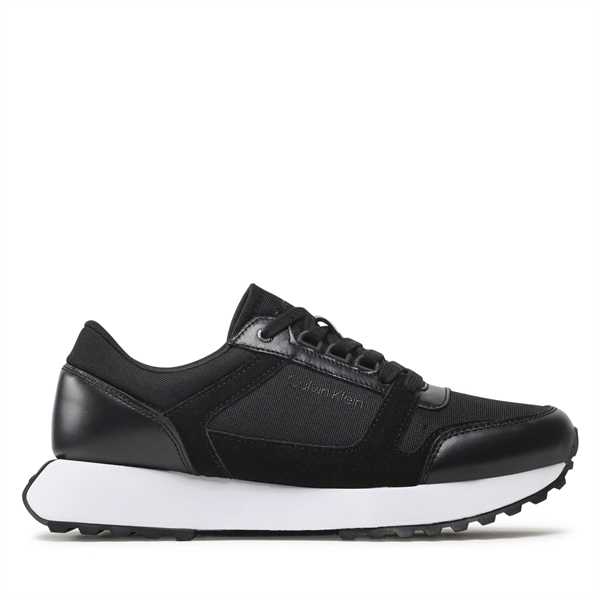 Sneakersy Calvin Klein Low Top Lace Up Mix New HM0HM00926 Čierna