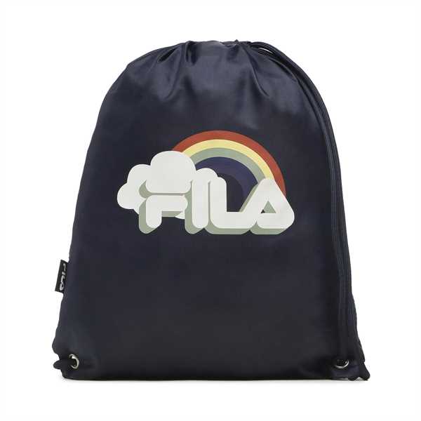 Vak so sťahovacou šnúrkou Fila Bohicon Rainbow Small Sport Drawstring Backpack FBK0018 Tmavomodrá