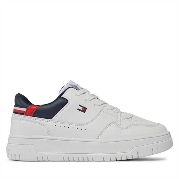 Sneakersy Tommy Hilfiger Low Cut Lace-Up Sneaker T3X9-33367-1355 S Biela