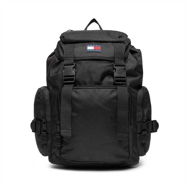 Ruksak Tommy Jeans Tjm Off Duty Flap Backpack AM0AM11951 Čierna