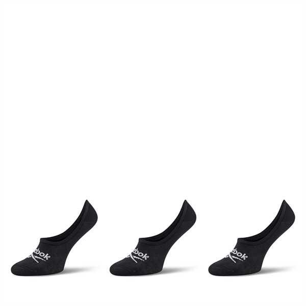 Súprava 3 párov krátkych ponožiek unisex Reebok R0351-SS24 (3-pack) Čierna