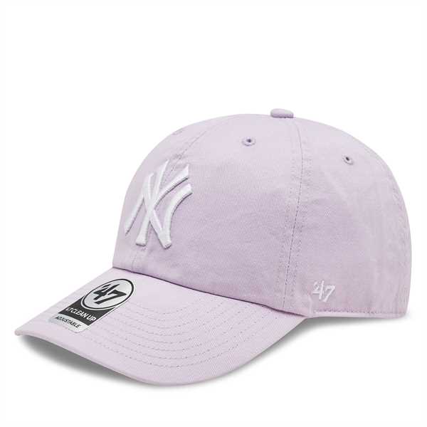 Šiltovka 47 Brand Mlb New York Yankees '47 Clean Up W/ No Loop Label B-NLRGW17GWS-YX Fialová