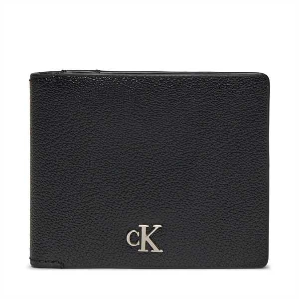 Veľká pánska peňaženka Calvin Klein Mono Hrdw Rfid Bifold K50K511445 Čierna