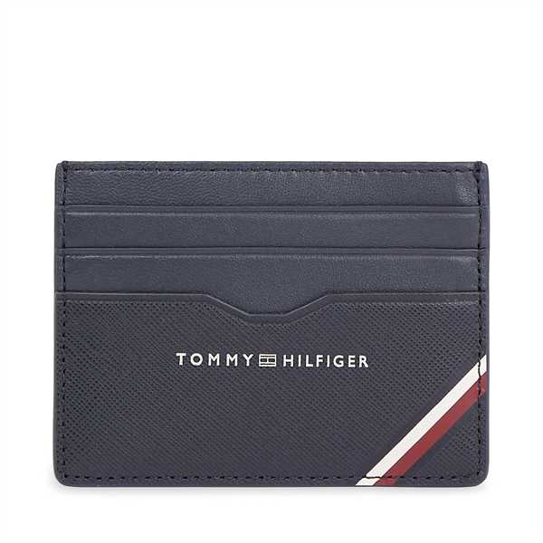 Puzdro na kreditné karty Tommy Hilfiger Th Central Cc Holder AM0AM11583 Tmavomodrá