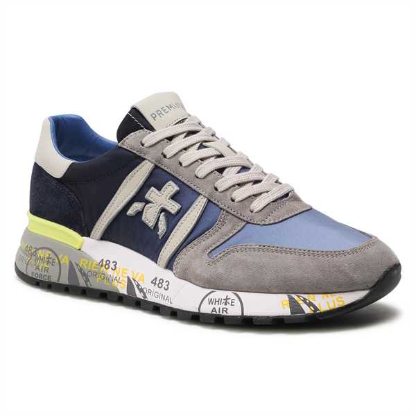 Sneakersy Premiata Lander 4587 Tmavomodrá