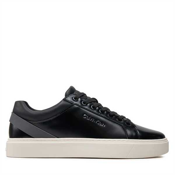 Sneakersy Calvin Klein Low Top Lace Up Archive Stripe HM0HM01463 Čierna