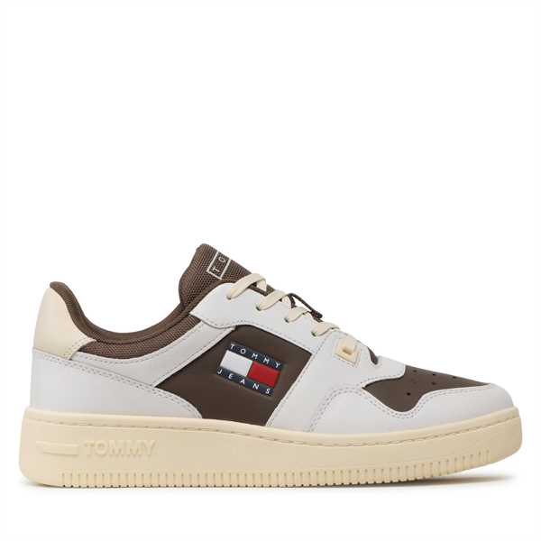 Sneakersy Tommy Jeans Tjm Basket Color EM0EM01215 Hnedá